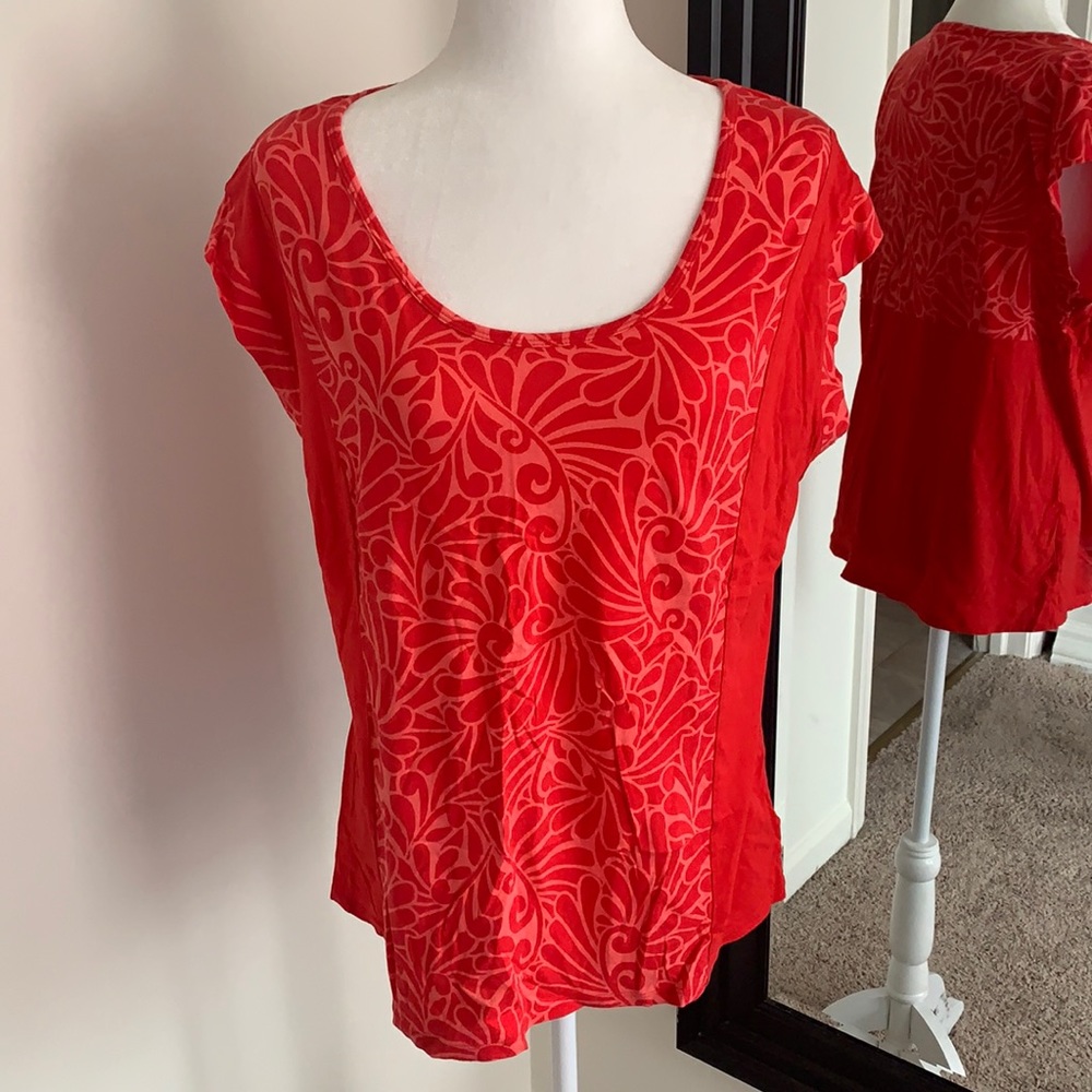 Liz Claiborne Red Top